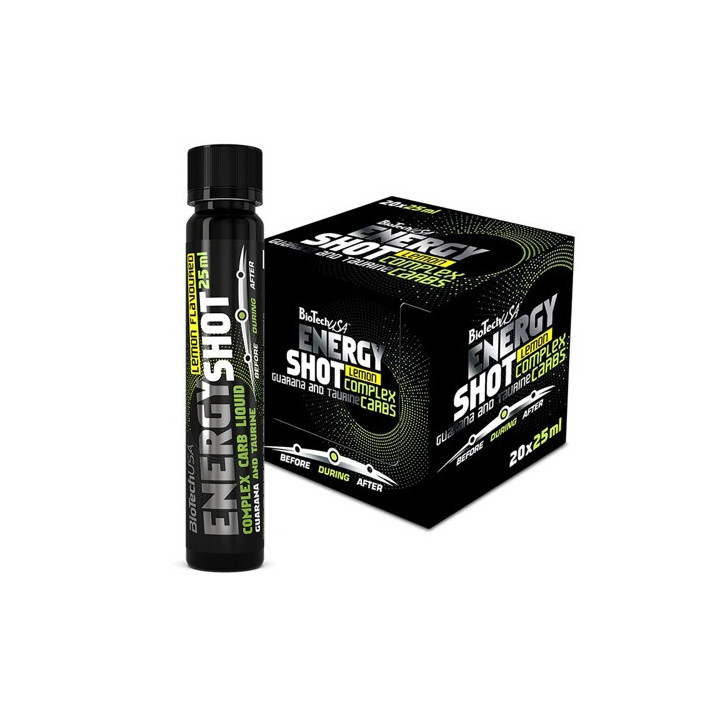 BioTech USA Energy Shot, 20*25ml - Lemon