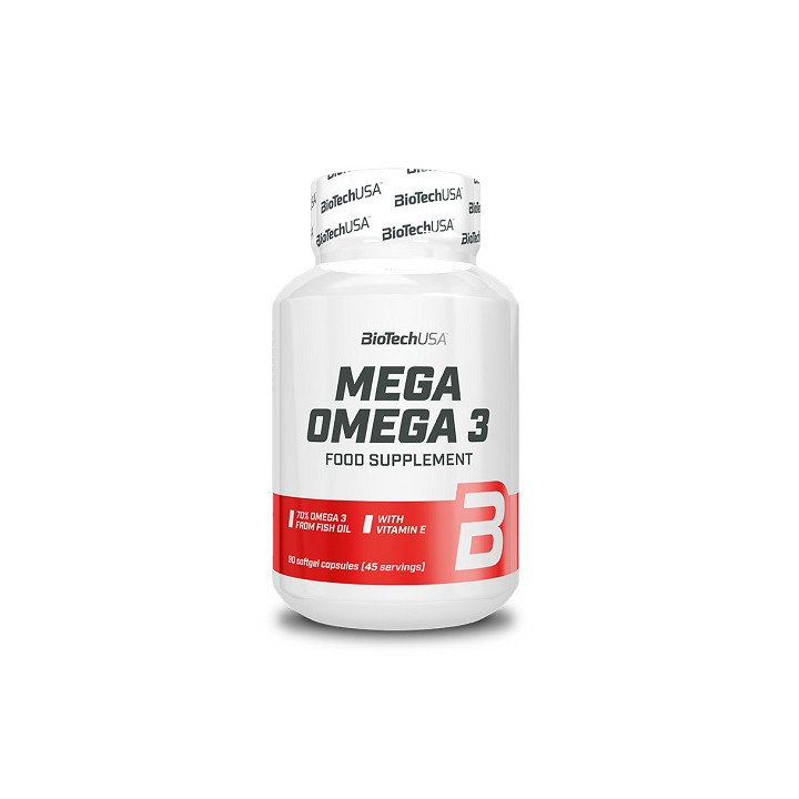 BioTech USA Mega Omega 3 90caps