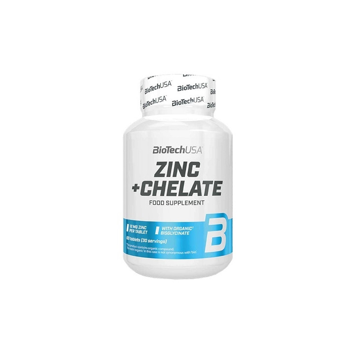 BioTech USA Zinc + Chelate 60tabs