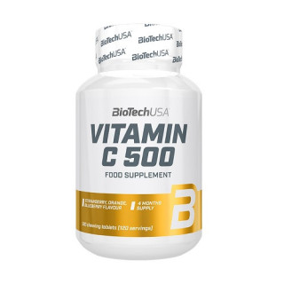 BioTech USA Vitamin C 500 120tab (chewable)