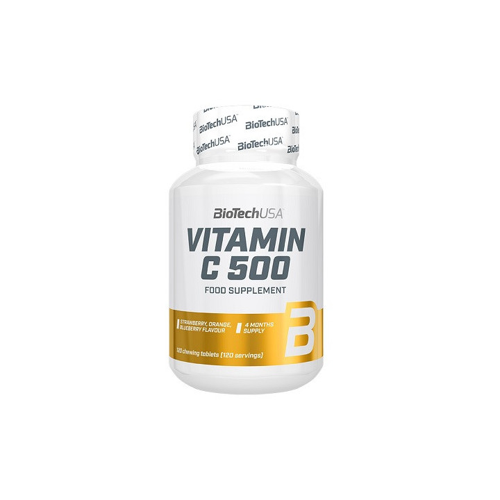 BioTech USA Vitamin C 500 120tab (chewable)