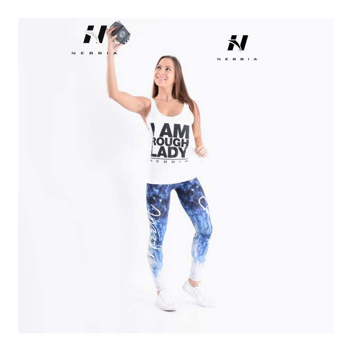 NEBBIA 882 Leggings ART Blue