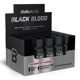 BioTech USA Black Blood Shot Box 20x60ml